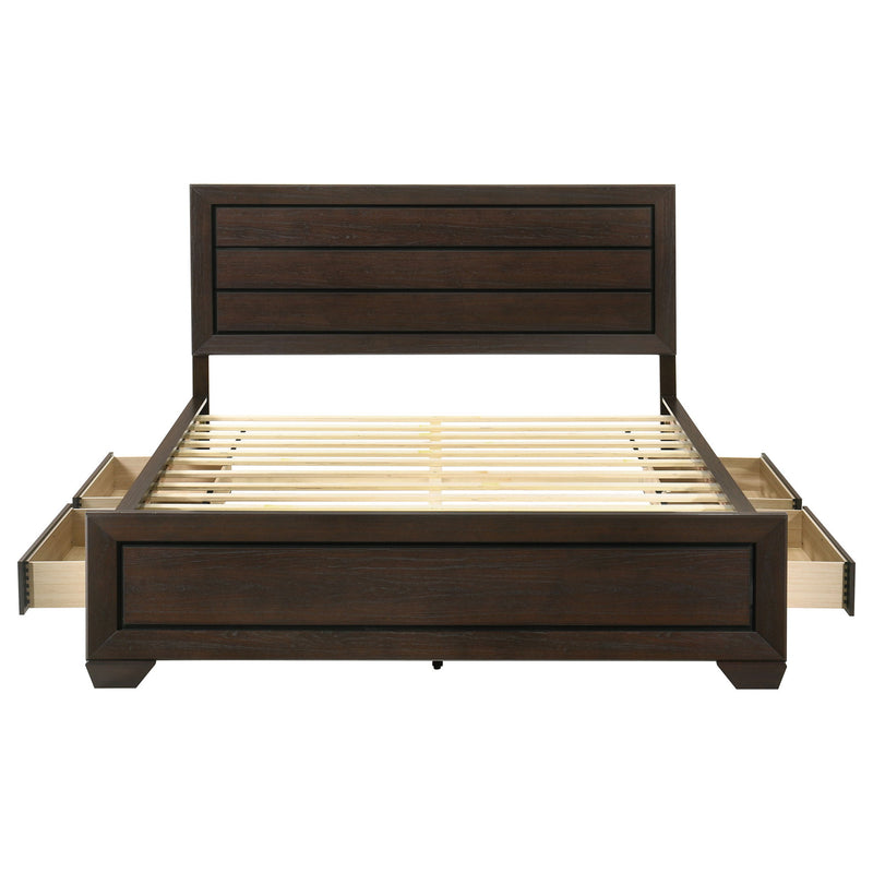 Holmgren - Panel Bed With Side Drawers