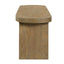 Indoor Dining Bench, 350 Lbs Weight Capacity, Fits 3 People - Pine