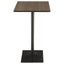 Staccato - Square Pub Height Bar Table - Dark Brown