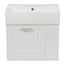Modern Wall Mounted Bathroom Vanity With Sink, Soft Close Drawer, Adjustable Shelf, Toilet Paper Holder