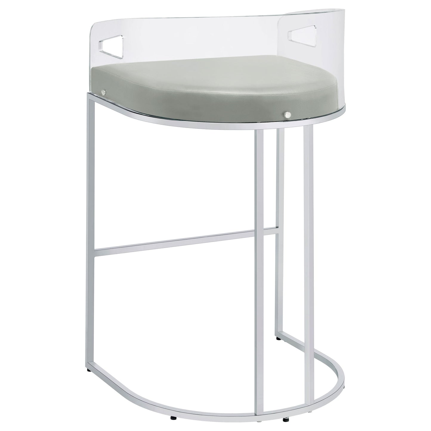 Mello - Upholstered Bar Chair (Set of 2) - Gray