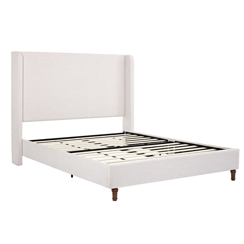 Harper - Cama tapizada con cabecero alto / Cabecero alto / Elegancia sencilla / No necesita somier