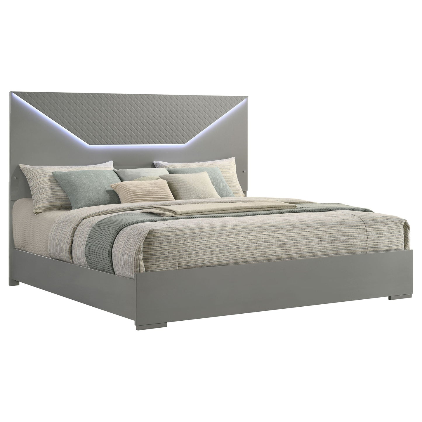 Pierce - Panel Bed LED Headboard