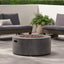 Round Iron Fire Pit With 40, 000 Btu