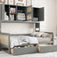 Daybed And All In One Cabinet And Shelf