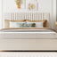 Upholstered Platform Bed With Drawers, Classic Headboard Design