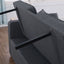Cody II - Convertible Sleeper Loveseat With Cup Holder, Charging Ports and Pocket - Dark Gray