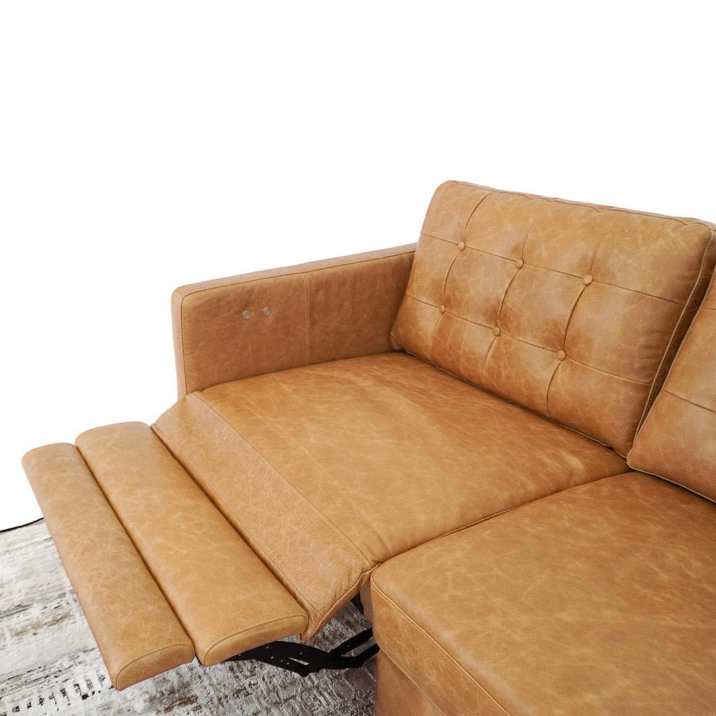Christopher - Electric Inclining Sofa Left Facing - Tan