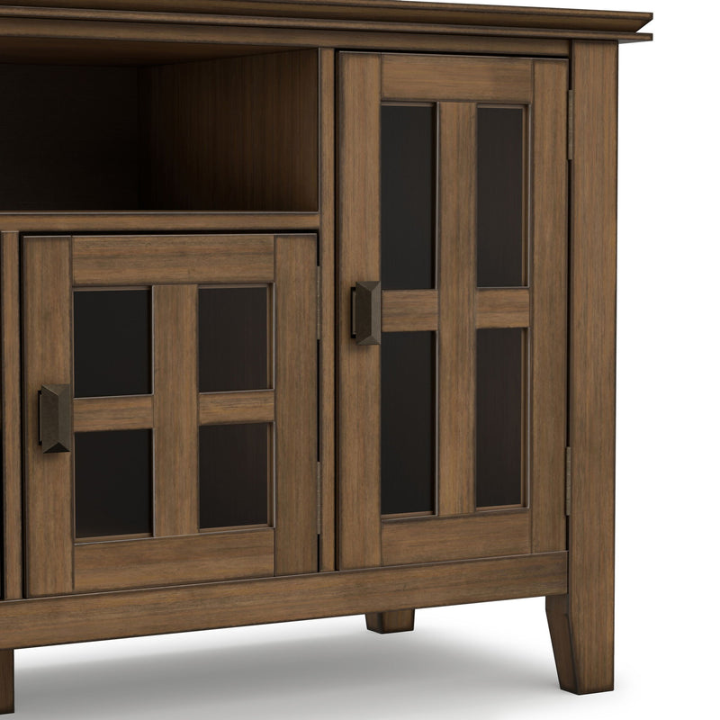 Artisan - TV Media Stand - Rustic Natural Aged Brown