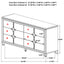 Gwendolyn - 6 Drawer Dresser Cabinet - White