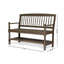 Imperial - Bench With Built In Shelf