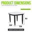 Outdoor Elegance Table, Rounded Corners