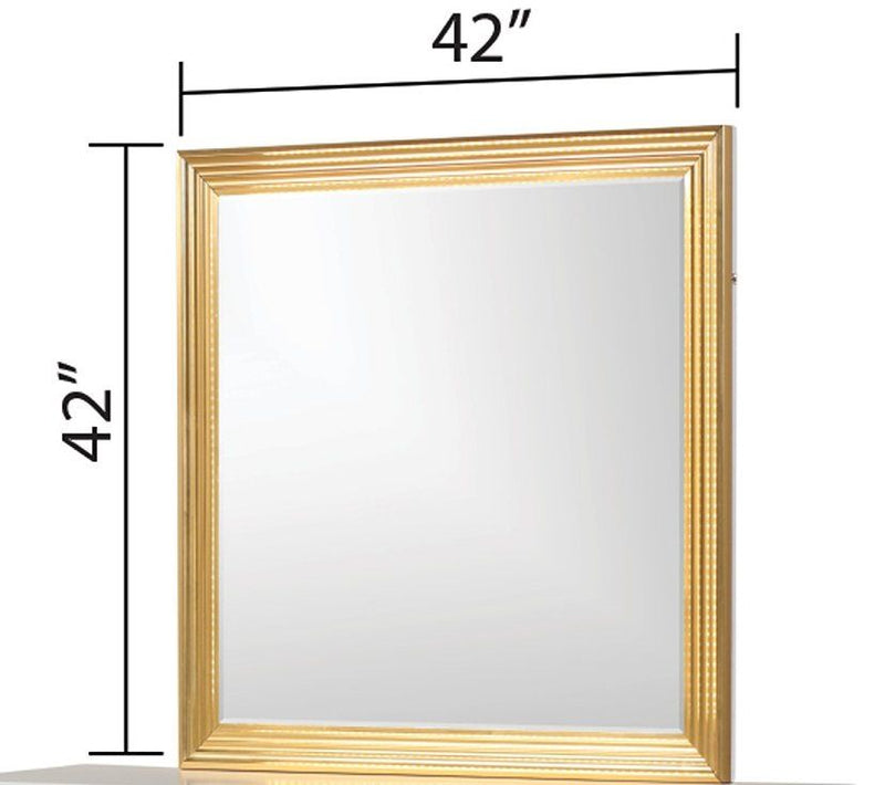 Obsession - Square Mirror - White