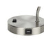 Lighting, Table Lamp, USB Port Included, Nickel Metal, Nickel Shade, Modern - Silver