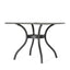 Enchantia - Outdoor Square Dining Table With Weave Tabletop And Flared Legs - Copper