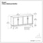 Draper - 4 Door Sideboard Buffet - Brown