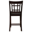 Lattice Back Counter Height Stools (Set of 2)