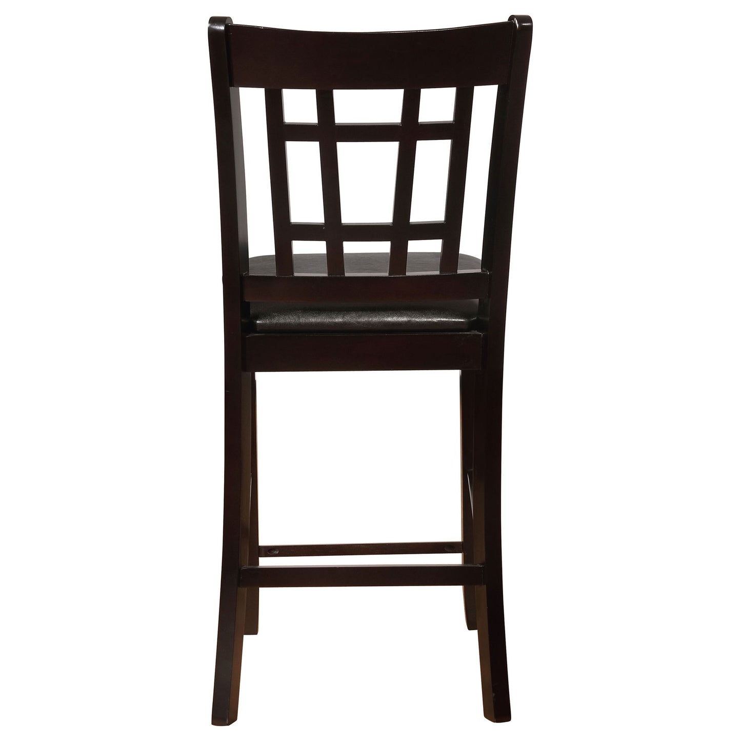 Lattice Back Counter Height Stools (Set of 2)
