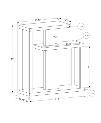 Accent Console Table For Entryway, Contemporary, Elegant Design