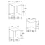 Vestal - 3 Piece Rectangular Nesting Table Set - Gray