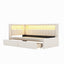 Upholstered Platform Bed With USB Ports And LED Belt