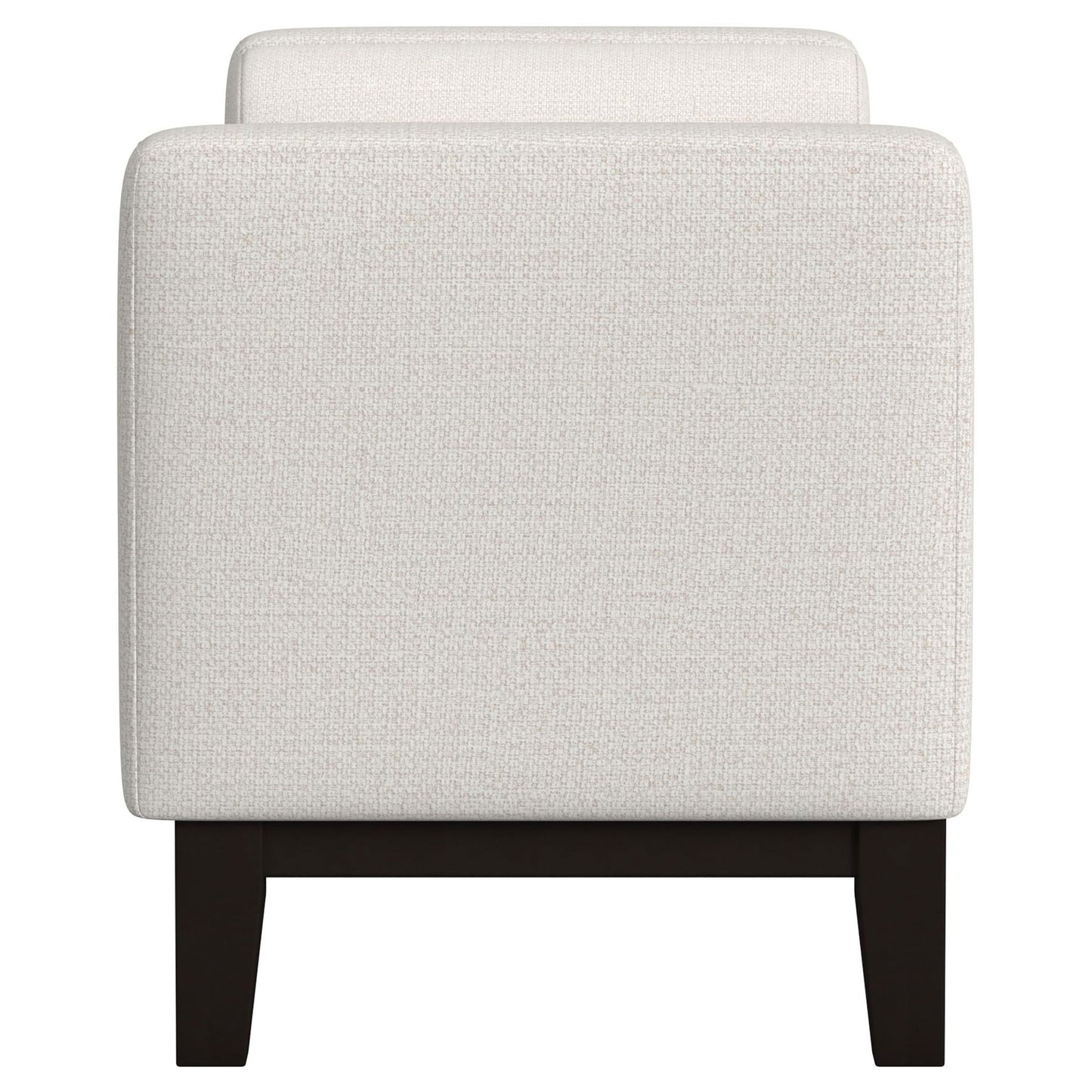 Thomas - Raised Arm Accent Bench - Ivory