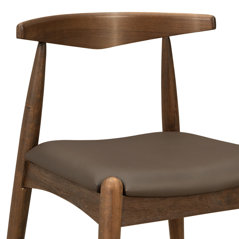 Sillas de comedor con respaldo ergonómico (juego de 2)