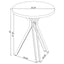 Edgerton - Round Height Bistro Bar Table - Dark Oak