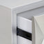 Anson - Console Cabinet - Silver / Champagne