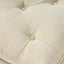 Lofton - Pillow Top Ottoman With Button Tufting - Cream