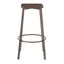 Clara - Industrial Square Barstool (Set of 2) - Espresso