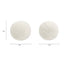 Luna - Round Sphere Accent Ball Throw Pillow