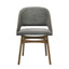 Delmon - Side Chair (Set of 2) - Gray / Walnut