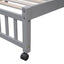 Bunk Bed With 6 Drawers And Flexible Shelves, Bottom Bed With Wheels
