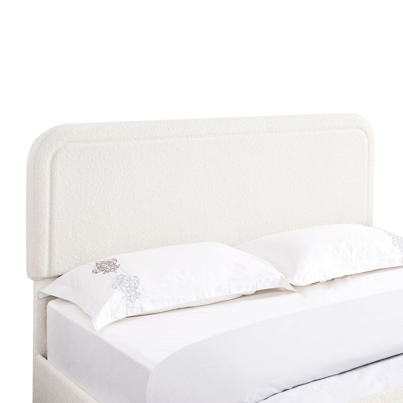 Liv - Cama plataforma tapizada con cajones patentada