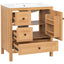Modern Bathroom Vanity With Sink, Soft Close Drawers & Door, Storage Rack