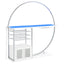 Casey - 2 Door Home Bar Storage Bar With Customizable Lighting - White