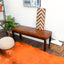 Austin - Bench With Lines - Antique Brown / Brown / Rustic / Tan