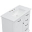 36" Bathroom Vanity With Sink, 2 Tip-Out Drawers, Soft Close Hinges