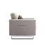 Victoria - Fabric Armchair With Metal Legs, Side Pockets, And Pillow
