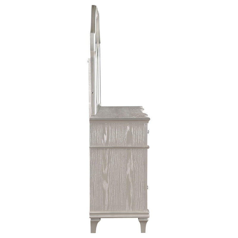Colwood - 9 Drawer Dresser With Mirror - Silver