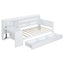 Daybed With 3 Drawers USB Ports And Desk