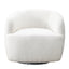 Mina - Swivel Chair - White
