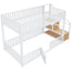 Bunk Bed With Storage Ladder, Compact Design