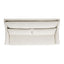 Ada - Flared Arm Contemporary Sofa With Lumbar Pillows - Flax White