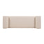 Kathy - Roll Arm Entryway Accent Bench - Sky Neutral Beige