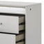 Glam - 2 Drawer Nightstand & LED Lighting - White