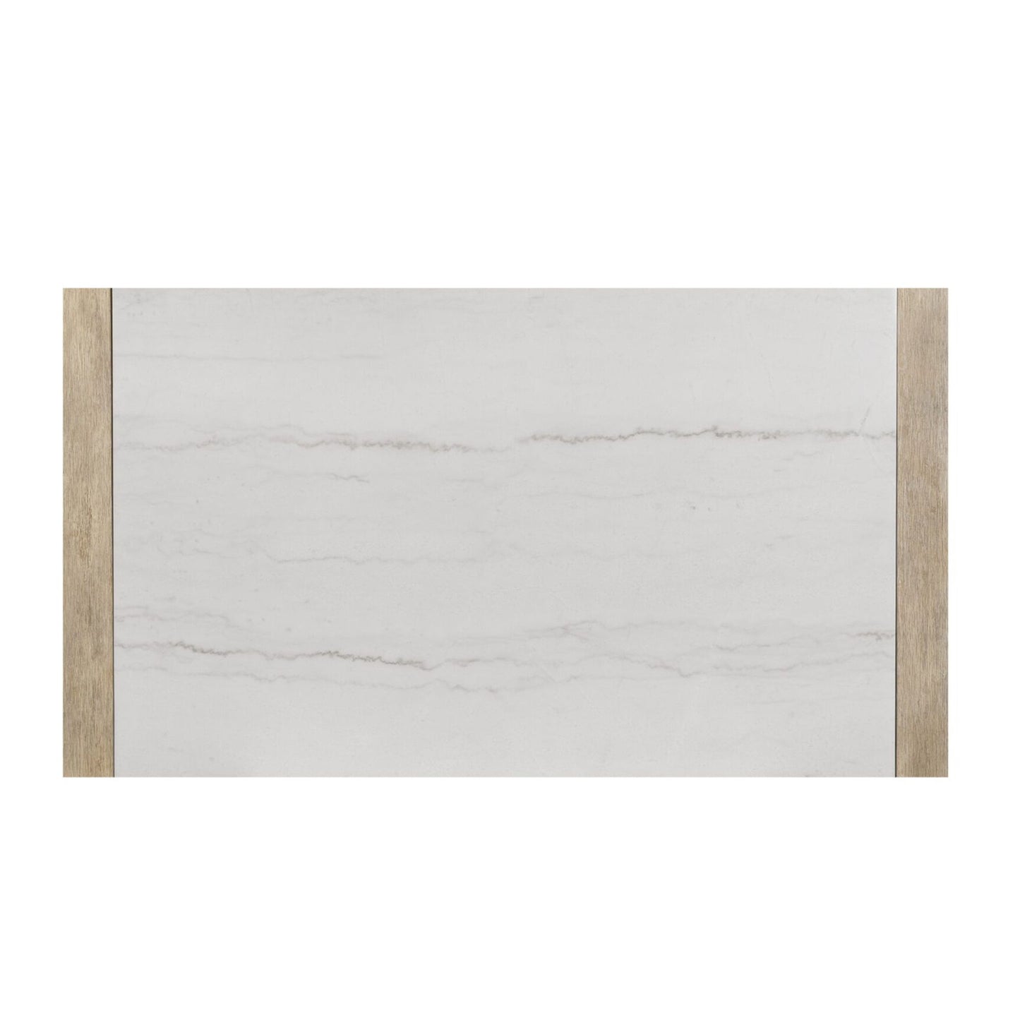 Vanilla - Real Marble Dining Table And Chair Set With Upholstery - Beige / Natural