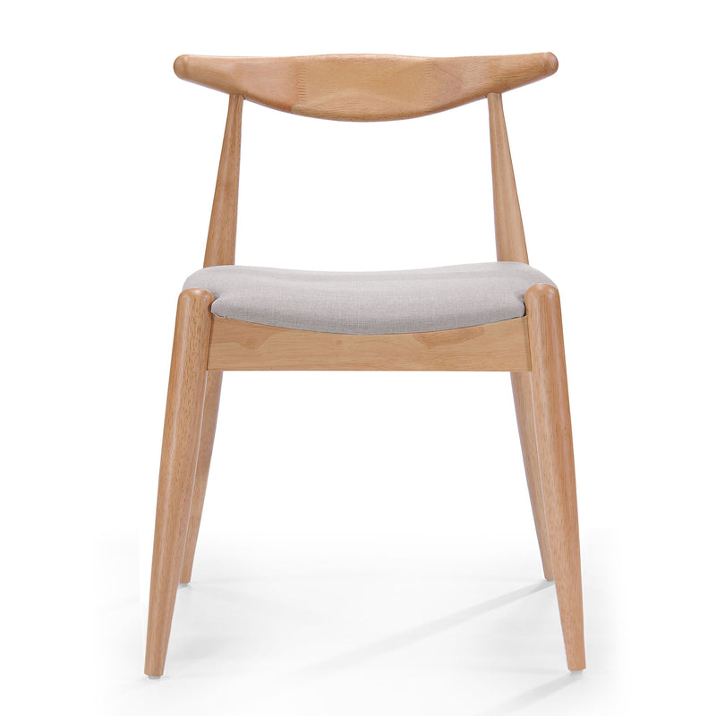 Elegant Dining Chairs With Ergonomic Backrest & Comfort Cushions (Set of 2)