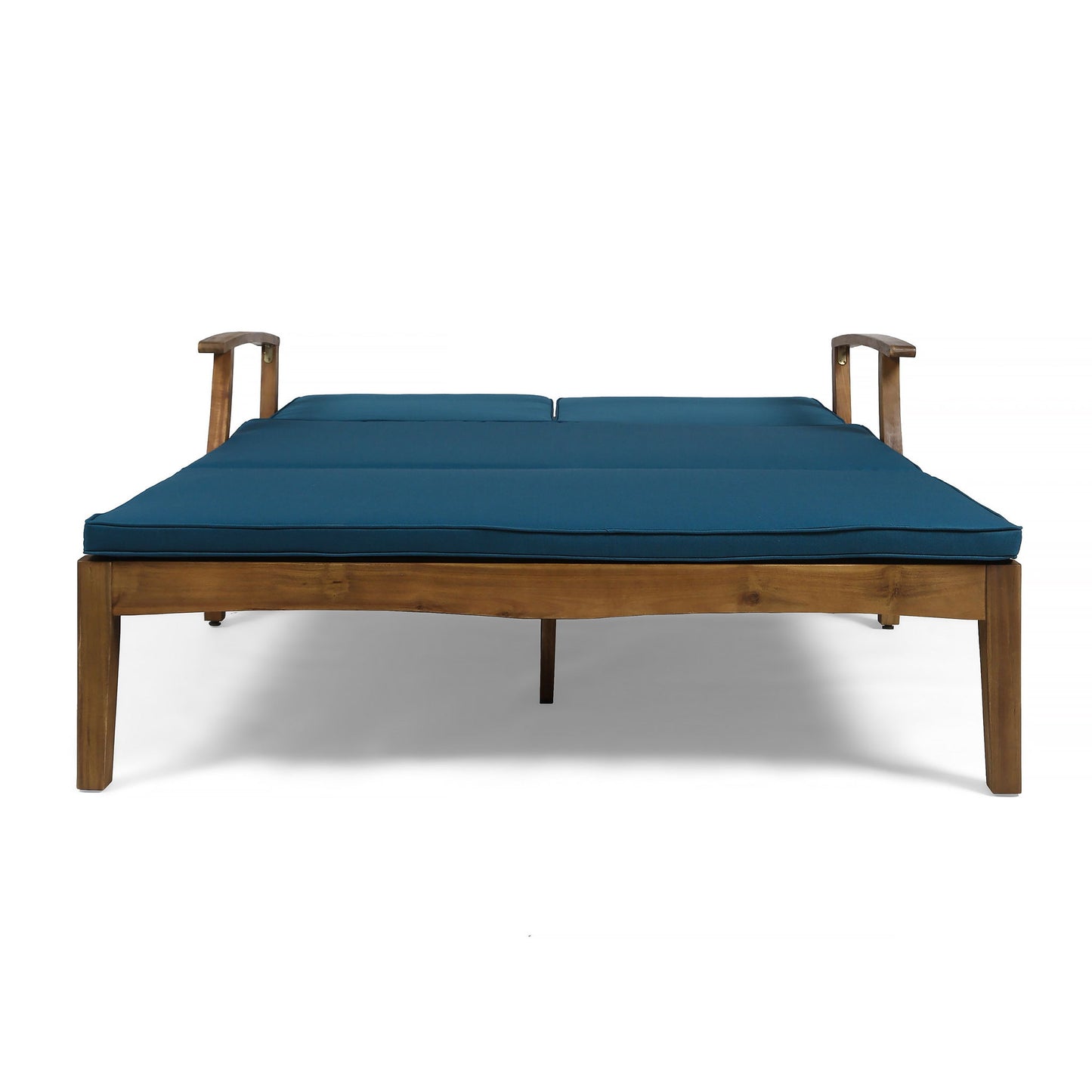 Etherealize - Outdoor Adjustable Double Chaise Lounge With Water Resistant Cushions